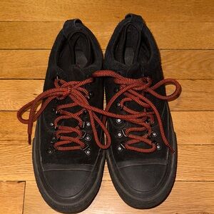 Converse Black Sneakers with Red Accents